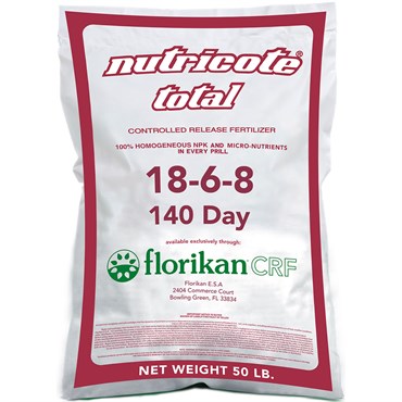 Florikan 18-6-8 140 Day Nutricote Total 50Lb (40/Pl)
