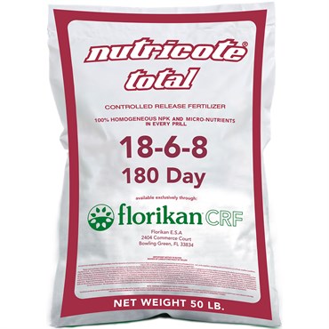 Florikan 18-6-8 180 Day Nutricote Total 50Lb (40/Pl)