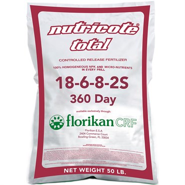 Florikan 18-6-8 360 Day Nutricote Total (2 Stage) 50Lb (40/Pl)
