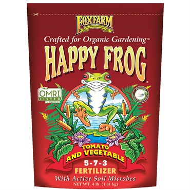 FoxFarm 4# Happy Frog Tomato & Vegetable Dry Fertilizer