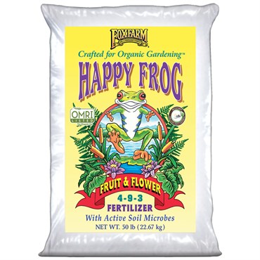 FoxFarm 50# Happy Frog Fruit & Flower Dry Fertilizer 40/PL