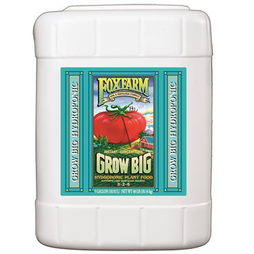 FoxFarm 5 Gallon Concentrate Grow Big Hydroponic Liquid