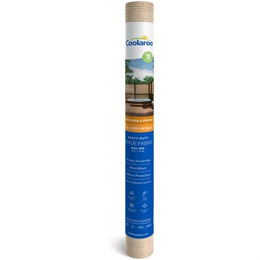 Gale Pac 6'x15' Medium Fabric Sandstone 70% Shade