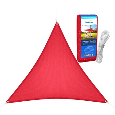 Kool Kolor 9'10" Party Sail Triangle Red