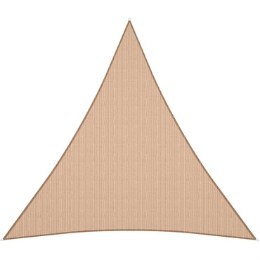 Coolaroo 16'5" Premium Triangle Shade Sail Kit Beech