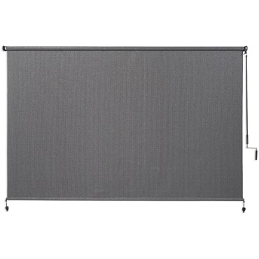 Coolaroo 8'x8' Roller Shade Pewter 95% UV
