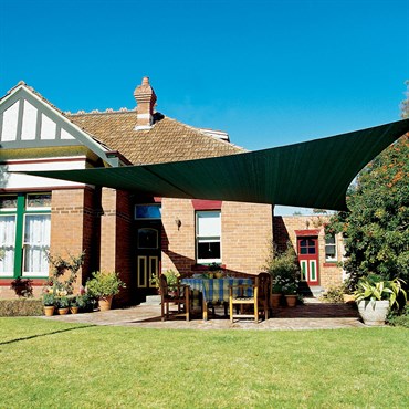 Coolhaven 12' Square Shade Sail Kit Green