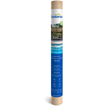 Coolaroo 6'x15' Shade Fabric 90% UV Heavy Beech