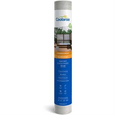 Coolaroo 6'x50' Shade Fabric 70% UV Medium Stone
