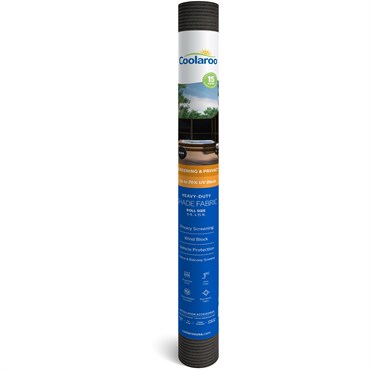 Coolaroo 6'x15' Shade Fabric 70% UV Medium Black