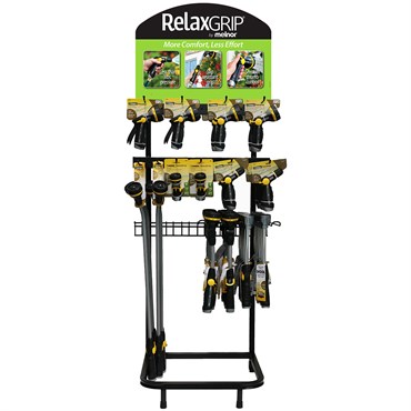 Melnor 78pc One Sided RelaxGrip Display w/ Rack