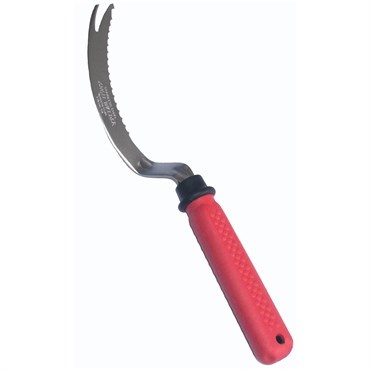 Garden Works Left Handed Angle Weeder C Grip Red