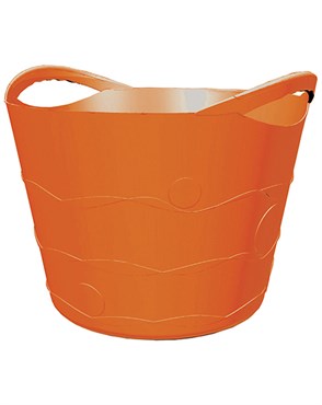 Tufftote 11gal Flexible Bucket Pumpkin