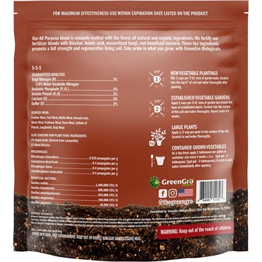 GreenGro Biologicals 10lb Home & Garden All Purpose Fertilizer - Image 2