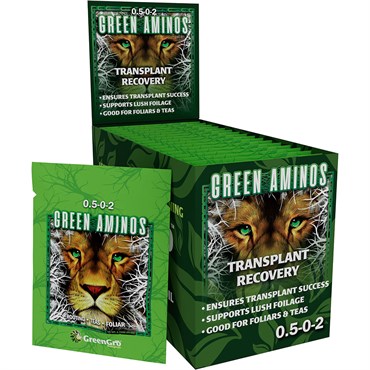 GreenGro 18pc Green Aminos Countertop Display
