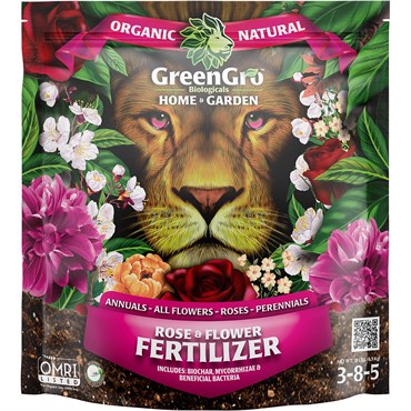 GreenGro Biologicals 10lb Home & Garden Rose & Flower Fertilizer