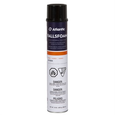 Atlantic Professional Black Waterfall Gun Foam 29 Oz. (Black)