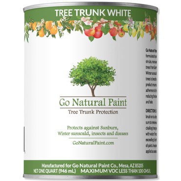 Go Natural Qt Tree Trunk Protection White