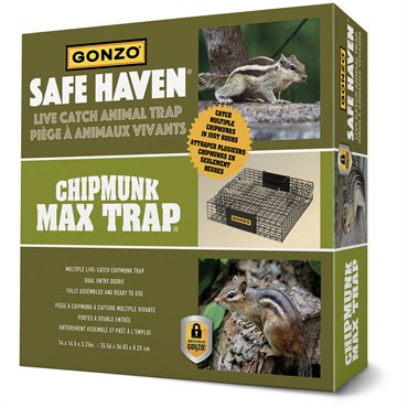 GONZO Safe Haven Live Catch Chipmunk Max Trap