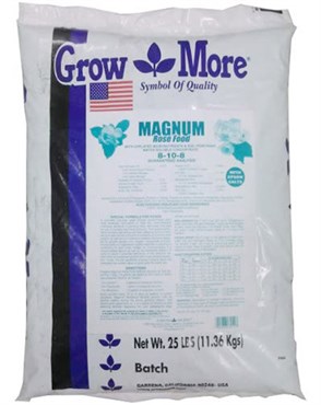 Grow More 25# 8-10-8 Magnum Rose