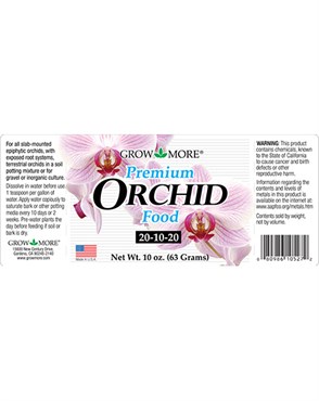 Grow More 10oz Orchid Urea Free 20-10-20