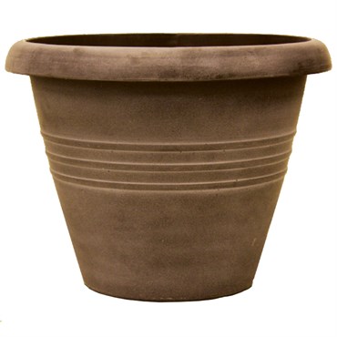 GROWER SELECT 13IN ROUND TRIO PLANTER AGED TERRACOTTA — Single Unit