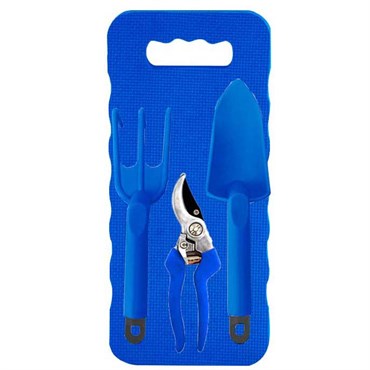 Gardener Select 4pc Garden Tools Set - Kneeling Pad, Trowel, Cultivator, Bypass Pruner