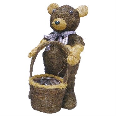 Gardener Select 10" Medium Brushwood Bear Topiary 6/CS