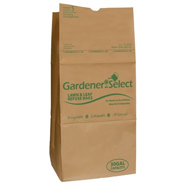 Gardener Select 30Gal Lawn & Refuse Bag EA=5pk 16"x12"x35" 450/PL