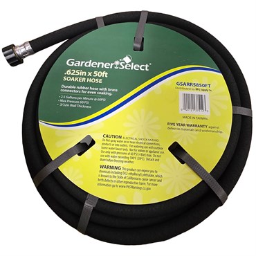 Gardener Select 5/8"x50' Soaker Hose
