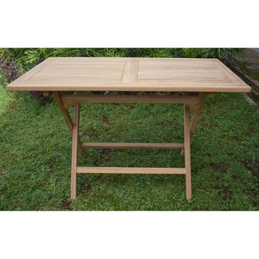 Gardener Select Teak Folding Table Rectangular Golden 70x120x75cm