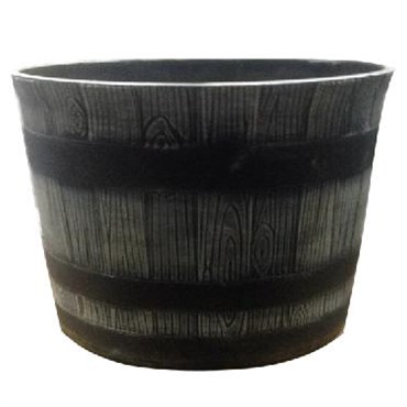 Gardener Select 14" Whiskey Brl Round Planter 12/CS