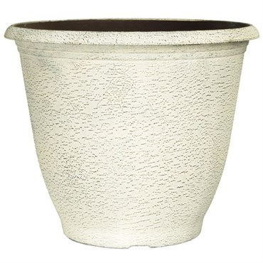 Grower Select 18.00 Birch Round Planter, White Birch, 17.99in OD x 14.02in H, 8 Gallon — Single Unit