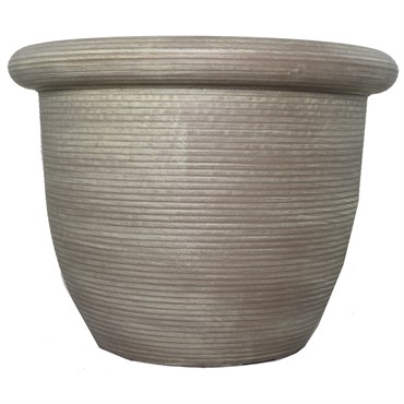 Grower Select 16.00 Jessie760 Rolled Rim Pot Aged Cappuccino — Single Unit