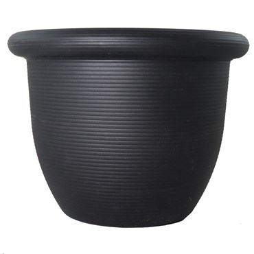 Grower Select 16.00 Jessie760 Rolled Rim Pot Black — Single Unit