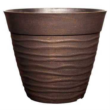 Grower Select 12.00 Dune Flat Rim Planter Warm Copper 25/CS