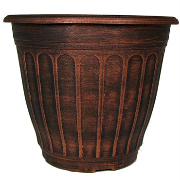 Grower Select 10.00 Marissa Pot Black / Copper — Single Unit