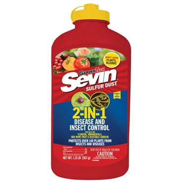 GardenTech 1.25lb Sevin 2-in-1 Sulfur Dust Disease and Insect Control