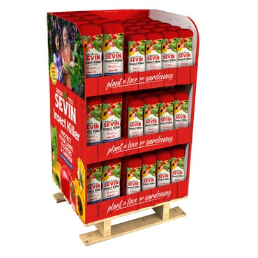GardenTech 84pc Sevin Insect Killer Dust 1lb & 3lb Quarter Pallet (0.1% bifenthrin)