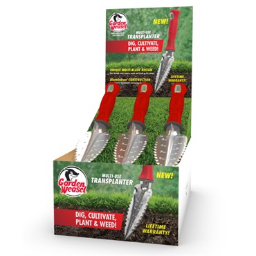 Garden Weasel 12pc Transplanter PDQ Shelf Display