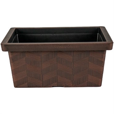 HC 14" Borden Square Garden Box Chestnut
