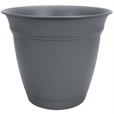 HC 8" Eclipse Round Planter Warm Gray