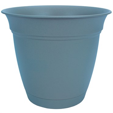 HC 16" Eclipse With Saucer Planter Slate Blue