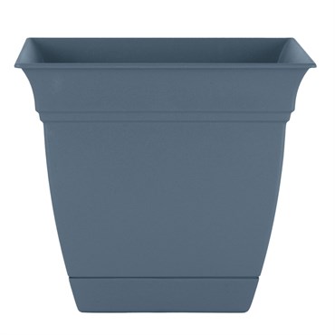 HC 6" Eclipse Square Planter Slate Blue