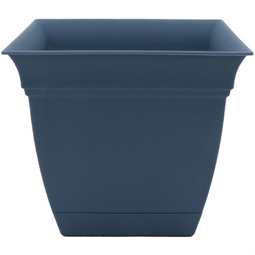 HC 12" Eclipse Square Planter Slate Blue