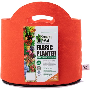 Smart Pot 12pc 10gal Mandarin Orange w/ Handle