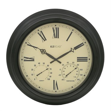Headwind 18" EZ Read In/Out Clock Metal