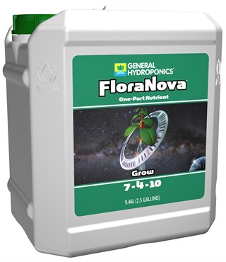 General Hydroponics 2.5gal FloraNova Grow (2/CS)