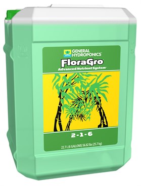 General Hydroponics 6gal FloraGro 2-1-6 (48/PL)
