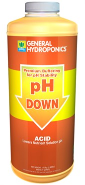 General Hydroponics 32oz pH Down Liquid (12/CS)